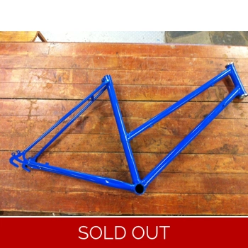 Vintage Steel Lugged 49cm Mixte Step Through Road Bike Frame - NOS